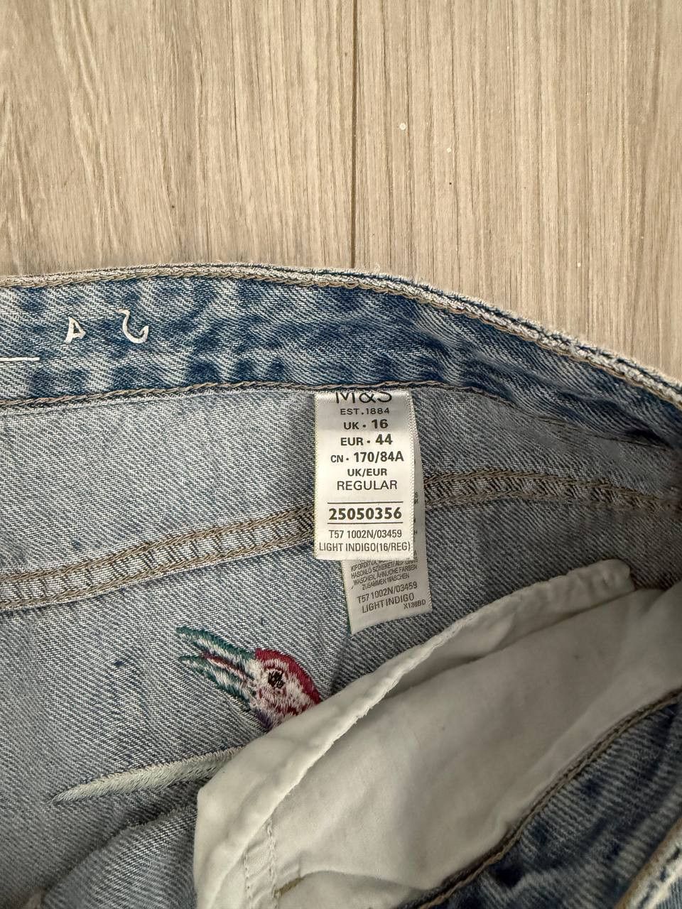 Japanese Brand denim embroidered print Size US 30 / EU 46 - 8 Thumbnail