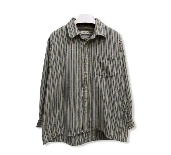 Flannel × Vintage Vintage Pristage Style Striped Design Flannel Shirt 👕 Size US L / EU 52-54 / 3 - 1 Thumbnail