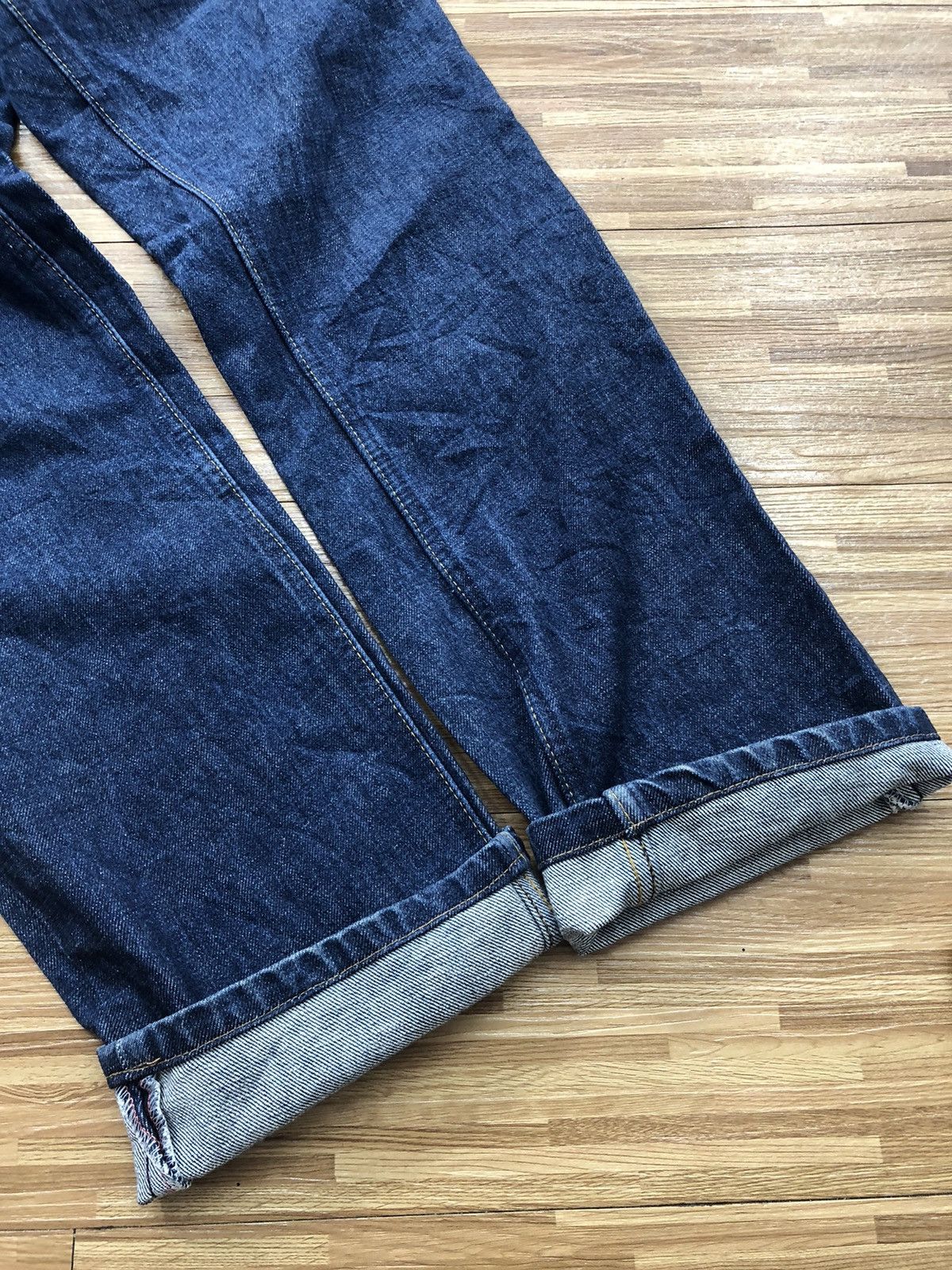 Helmut Lang Vintage Austrian Artist HELMUT LANG Classic Raw Denim Jeans Size US 30 / EU 46 - 6 Thumbnail