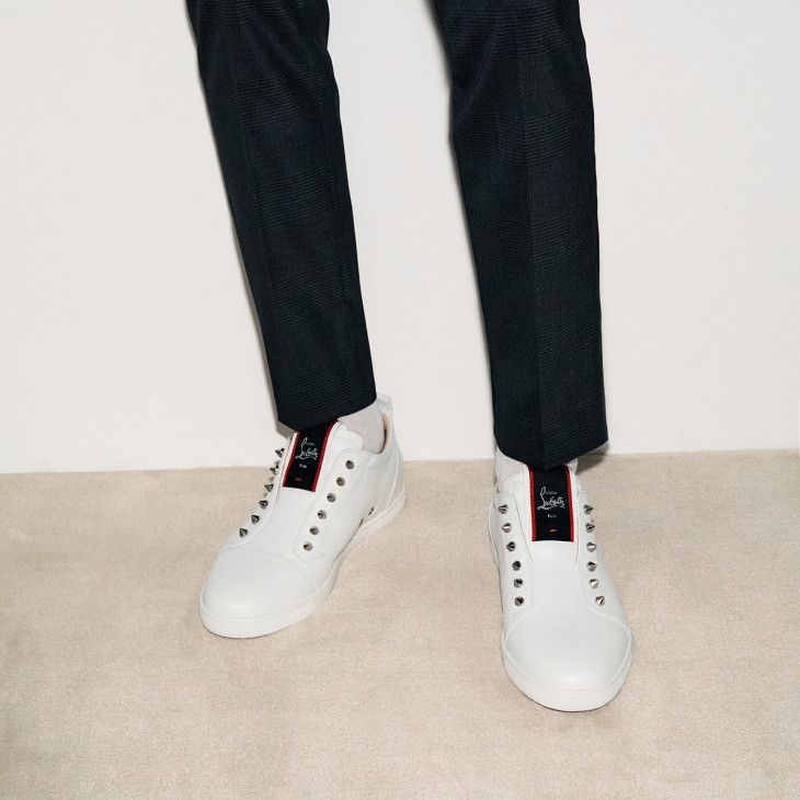 Christian Louboutin o1bcso1str1024 F A V Fique A Vontade Sneaker in White Size US 11 / EU 44 - 5 Thumbnail