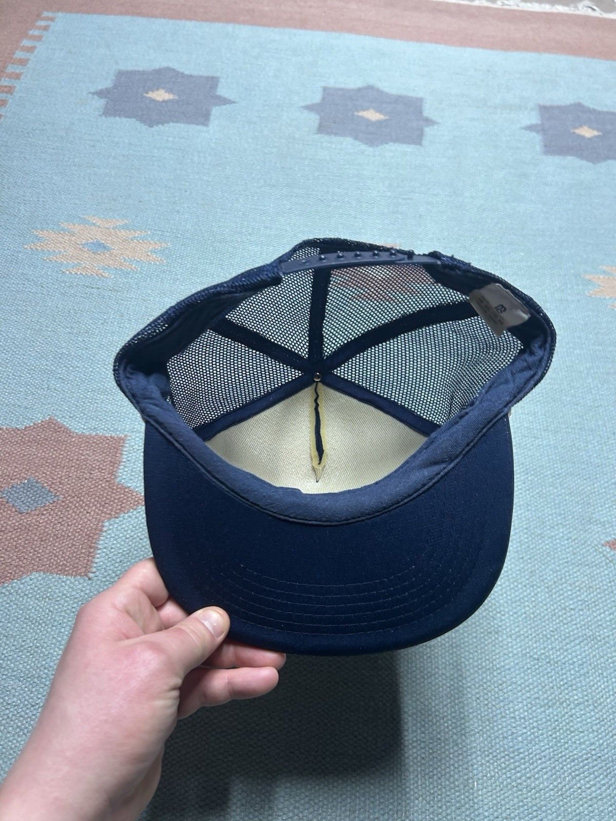 Vintage Vintage trucker hat Valley Petreoleum oil Michigan navy blue Size ONE SIZE - 5 Thumbnail