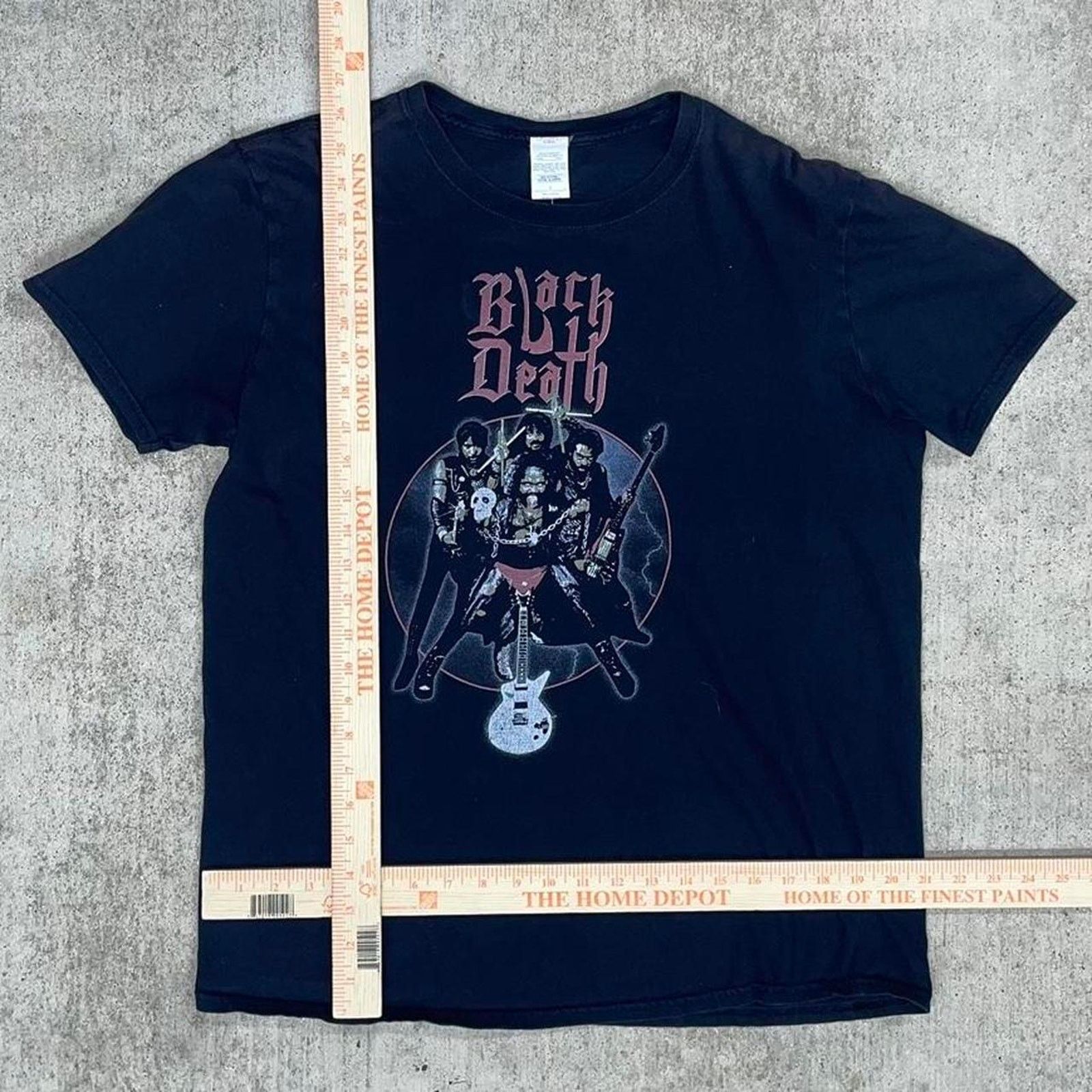 Gildan Vintage 2000s black death band t-shirt Size US L / EU 52-54 / 3 - 2 Thumbnail