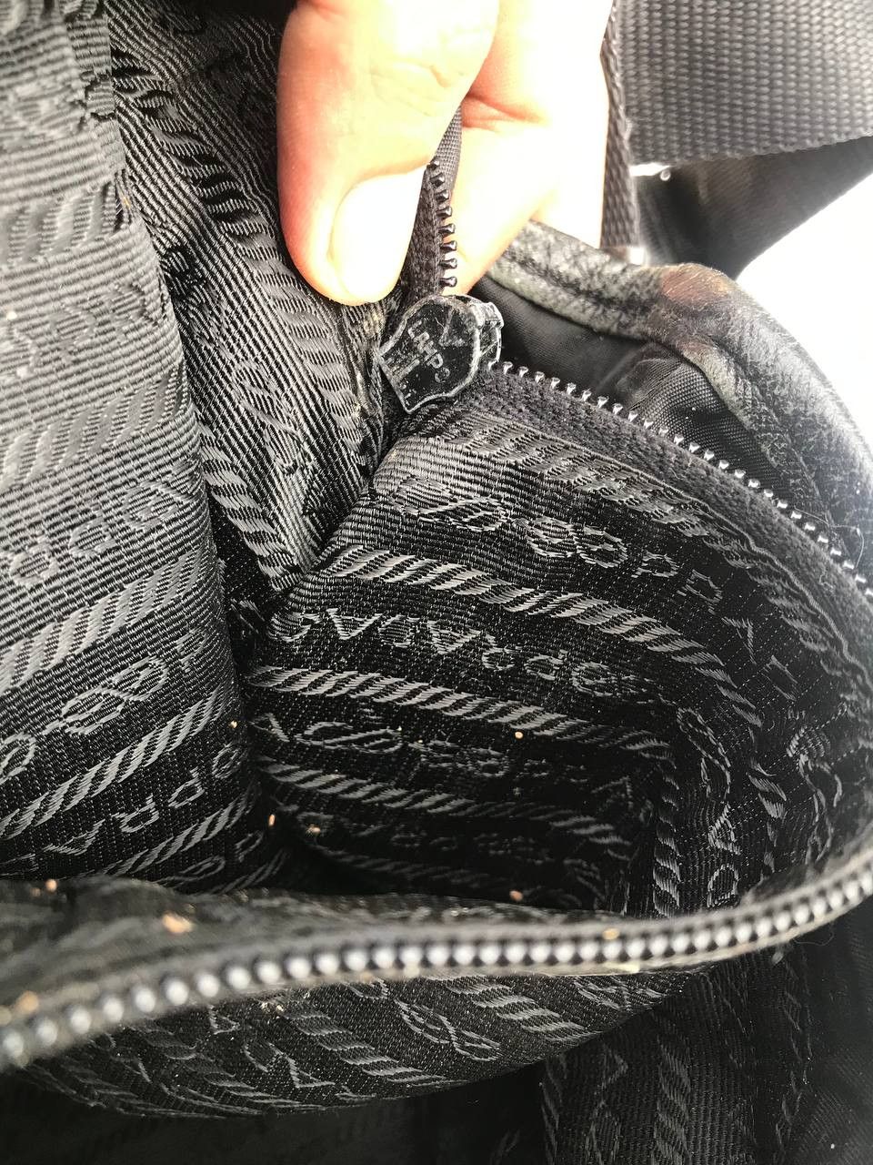 Prada × Vintage Vintage Prada Shoulder Messger Black Bag Size ONE SIZE - 6 Thumbnail