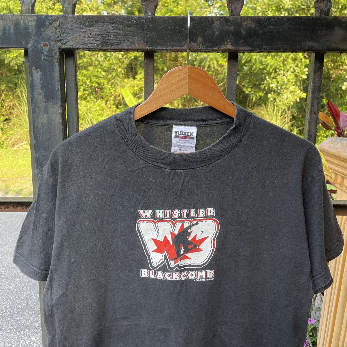 Welcome Skateboards 🔥Vintage 90s Whistler Black Comb Skateboard Tee Size US M / EU 48-50 / 2 - 4 Thumbnail