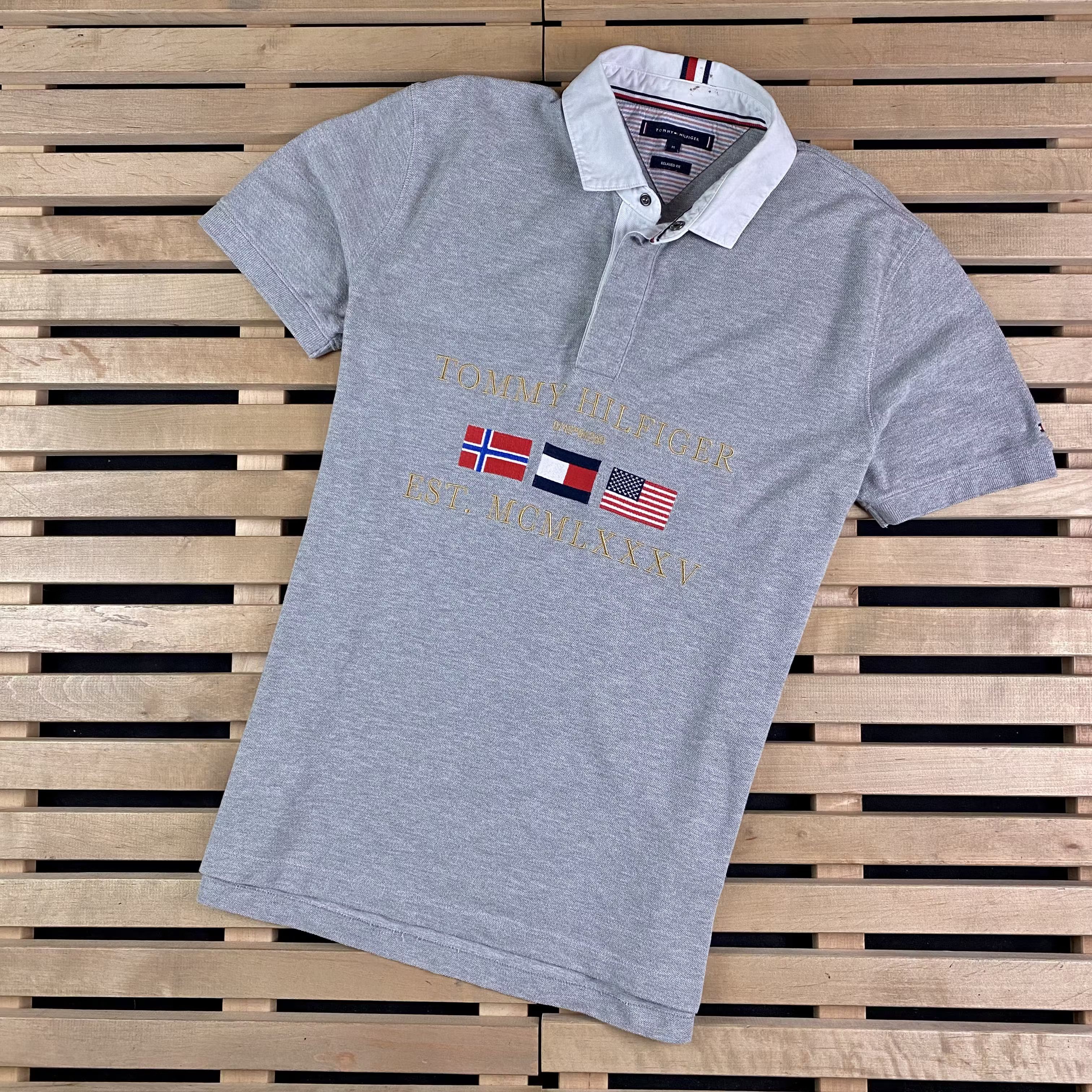 Tommy Hilfiger Mens Polo T-Shirt Big Logo Tommy Hilfiger Size M Size US M / EU 48-50 / 2 - 1 Thumbnail