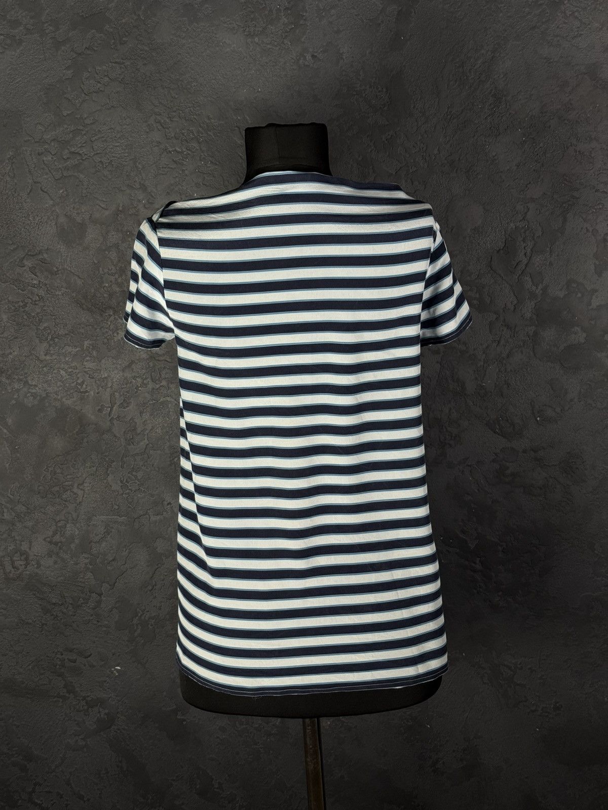Miu Miu Miu Miu Silk Striped Short Sleeve Women’s T-Shirt Size S / US 4 / IT 40 - 7 Thumbnail