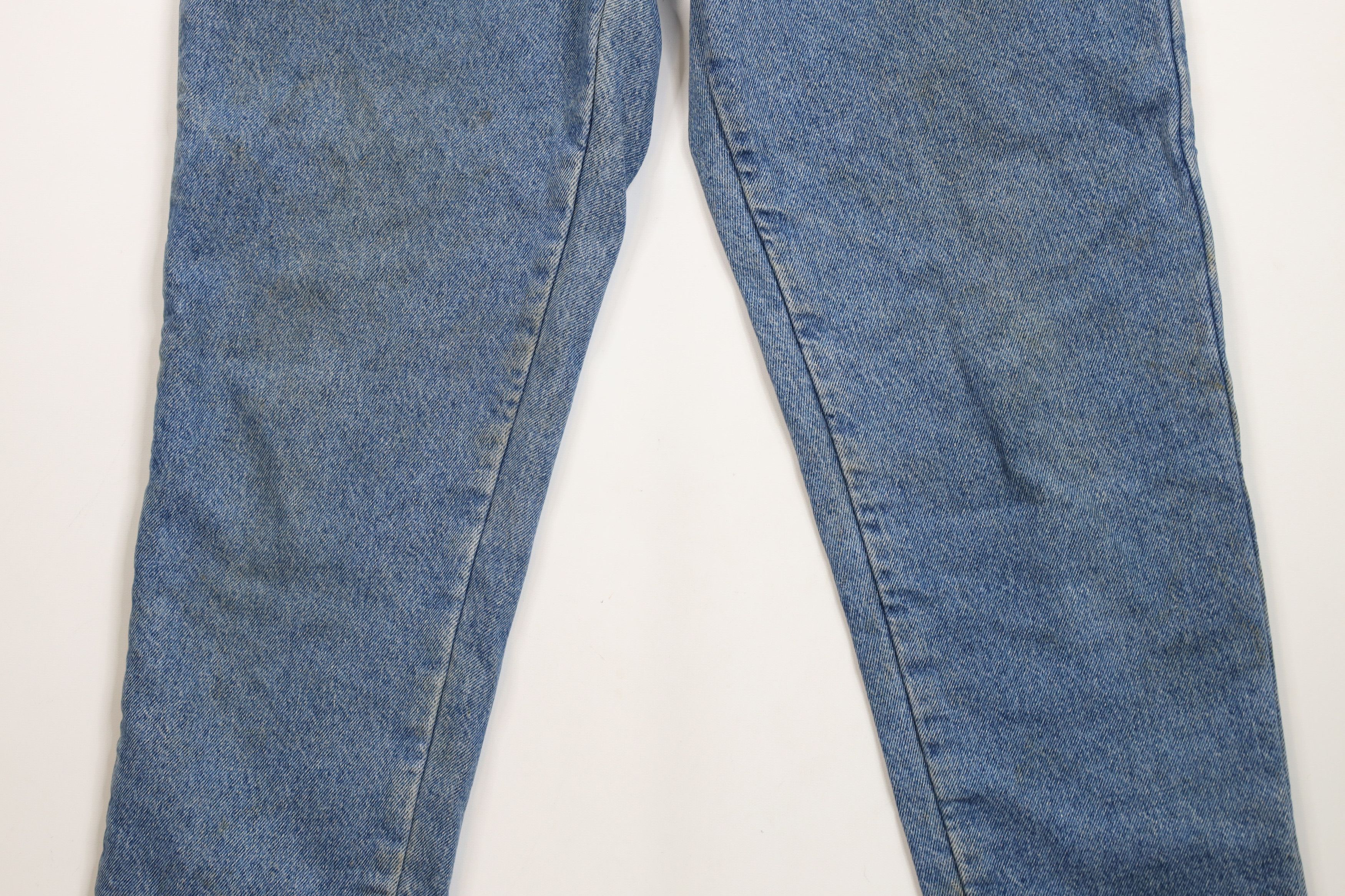 L.L. Bean × Vintage Vintage 90s LL Bean Flannel Lined Tapered Leg Denim Jeans Size 36" / US 14 / IT 50 - 4 Thumbnail