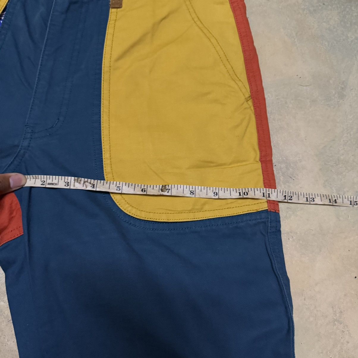 Aldies Aldies Colour Block Pants Size US 31 - 12 Thumbnail