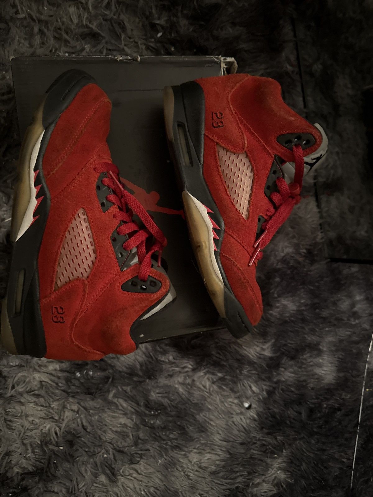 Jordan Brand Air jordan 5 retro GS Varsity Red Size US 6.5 / EU 39-40 - 2 Thumbnail