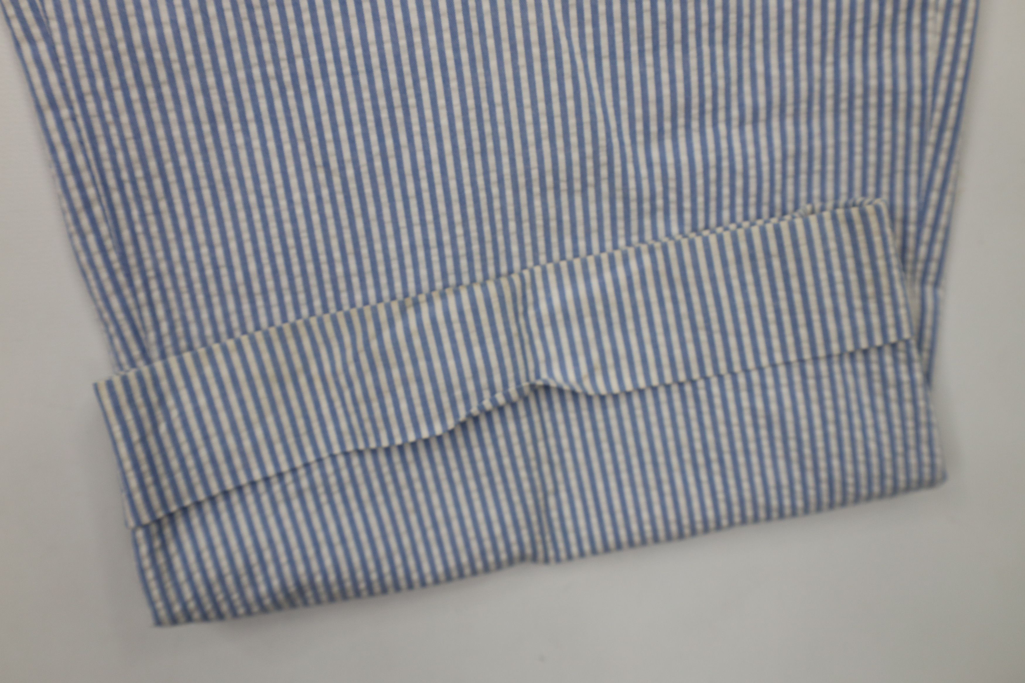 Ralph Lauren × Vintage Vintage 90s Ralph Lauren Seersucker Wide Leg Chino Pants Size US 36 / EU 52 - 5 Thumbnail