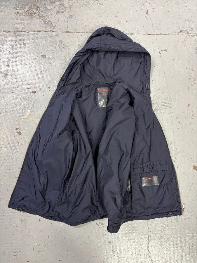 Prada SS2016 Prada Navy Nylon Hooded Windbreaker Jacket Size US M / EU 48-50 / 2 - 7 Thumbnail