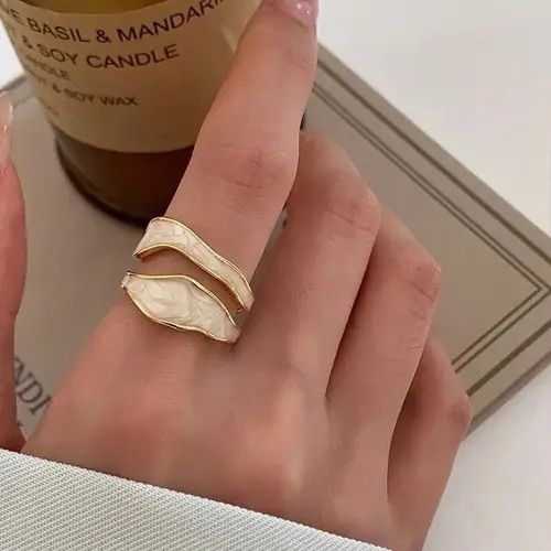 Japanese Brand × Vintage Vintage White Enamel Metal Irregular Shape Geometric Size ONE SIZE - 4 Thumbnail