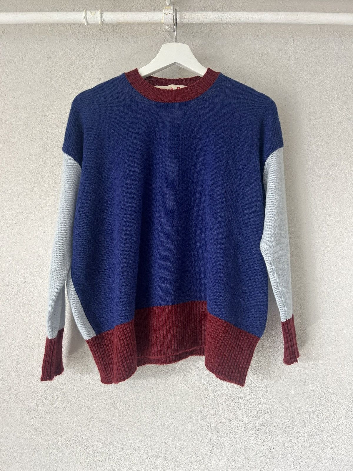 Marni Colorblock Cashmere Sweater Size XS / US 0-2 / IT 36-38 - 1 Thumbnail