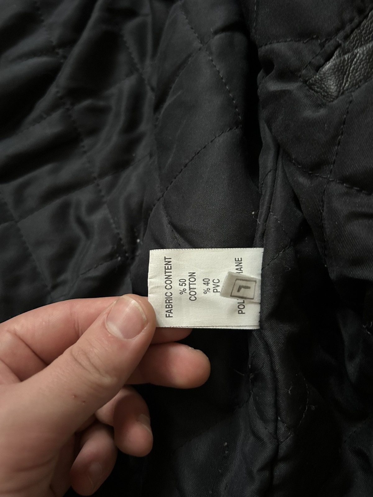 Genuine Leather × Vintage Vintage Genuine Leather bombers jacket mens y2k rare Size US M / EU 48-50 / 2 - 6 Thumbnail