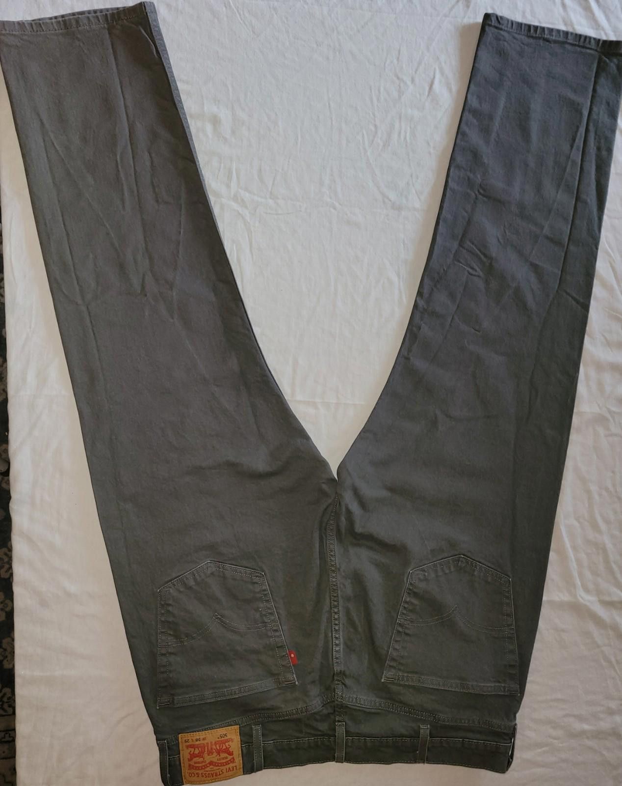 Levi's Levis regular fit 505 W38 L29 gray denim jeans Size US 38 / EU 54 - 1 Thumbnail