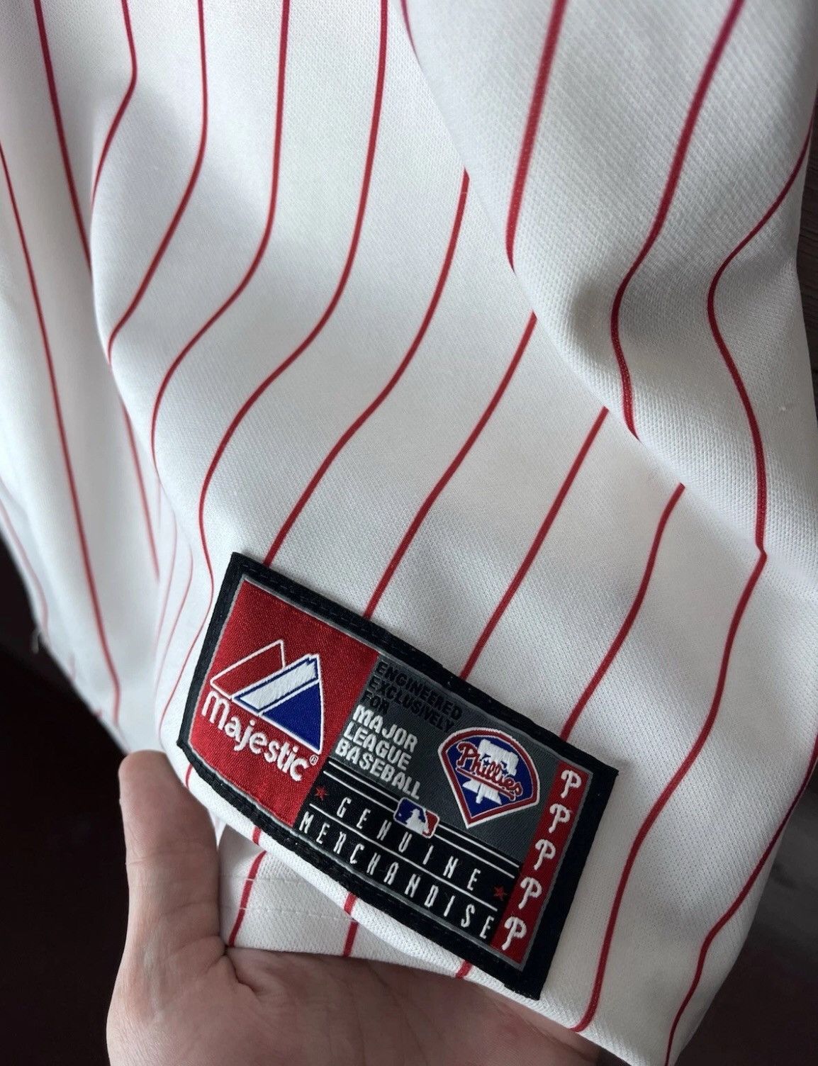 Majestic Vintage men’s sport jersey Majestic Phillies size Xxl Size US XXL / EU 58 / 5 - 4 Thumbnail