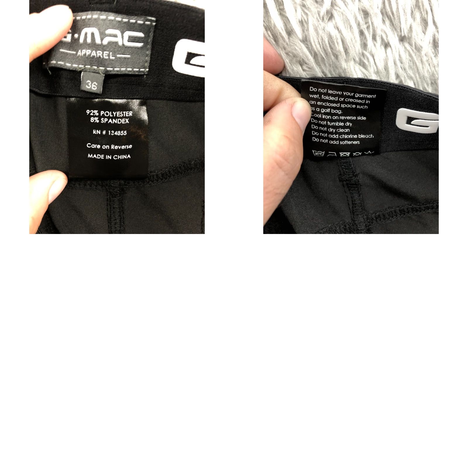 Vintage G Mac Apparel Bermuda Shorts Mens 36 Mid Rise Dark Wash Black Stretch Classic 5-Pocket Denim Shirt? Size US 36 / EU 52 - 8 Thumbnail