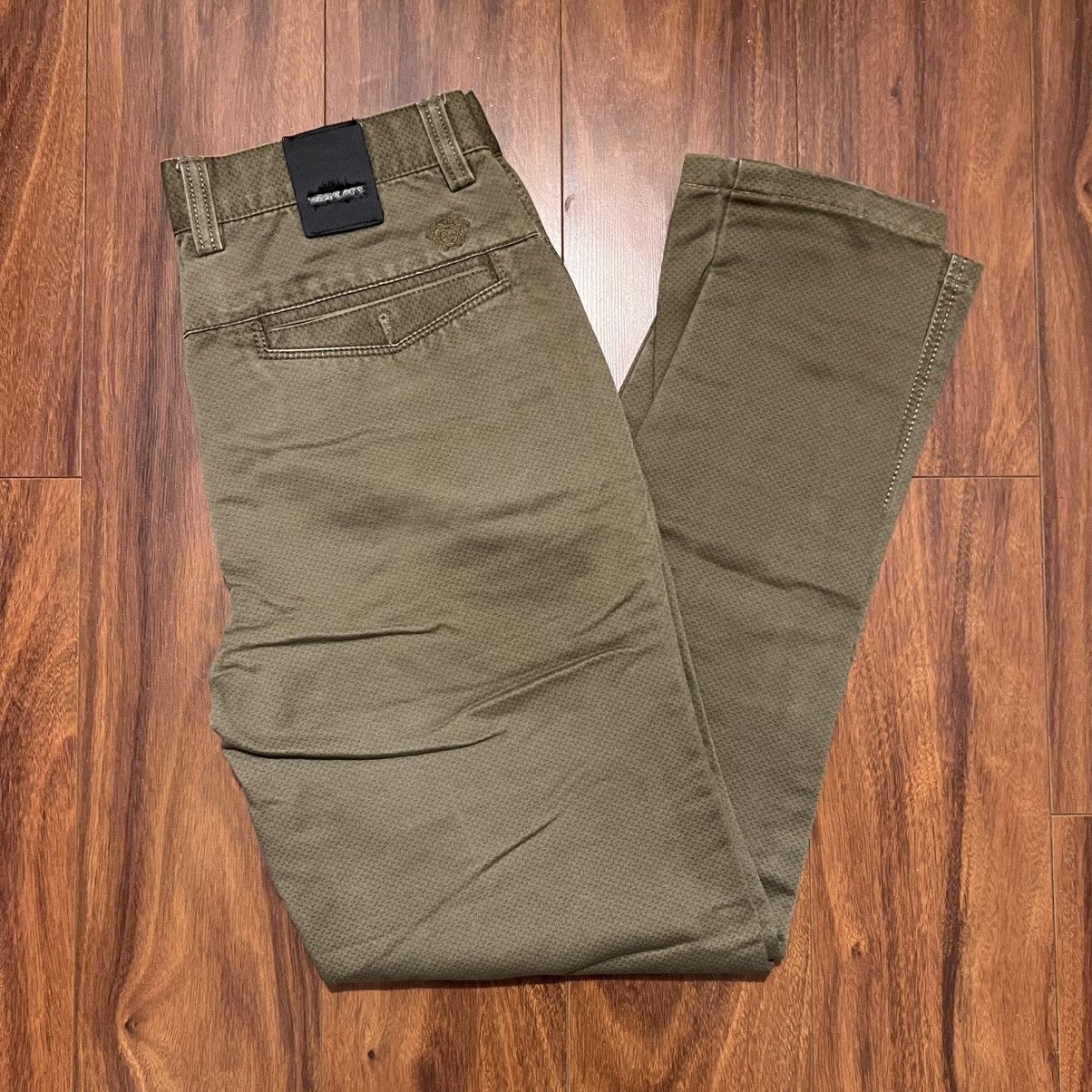 Versace Versace Jeans Couture designer Brown Khaki Chino Pants 28 Size US 28 / EU 44 - 1 Thumbnail