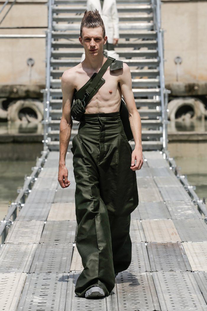 Rick Owens RUNWAY PIECE Rick Owens SS18 DIRT TROUSERS Size US 32 / EU 48 - 1 Thumbnail