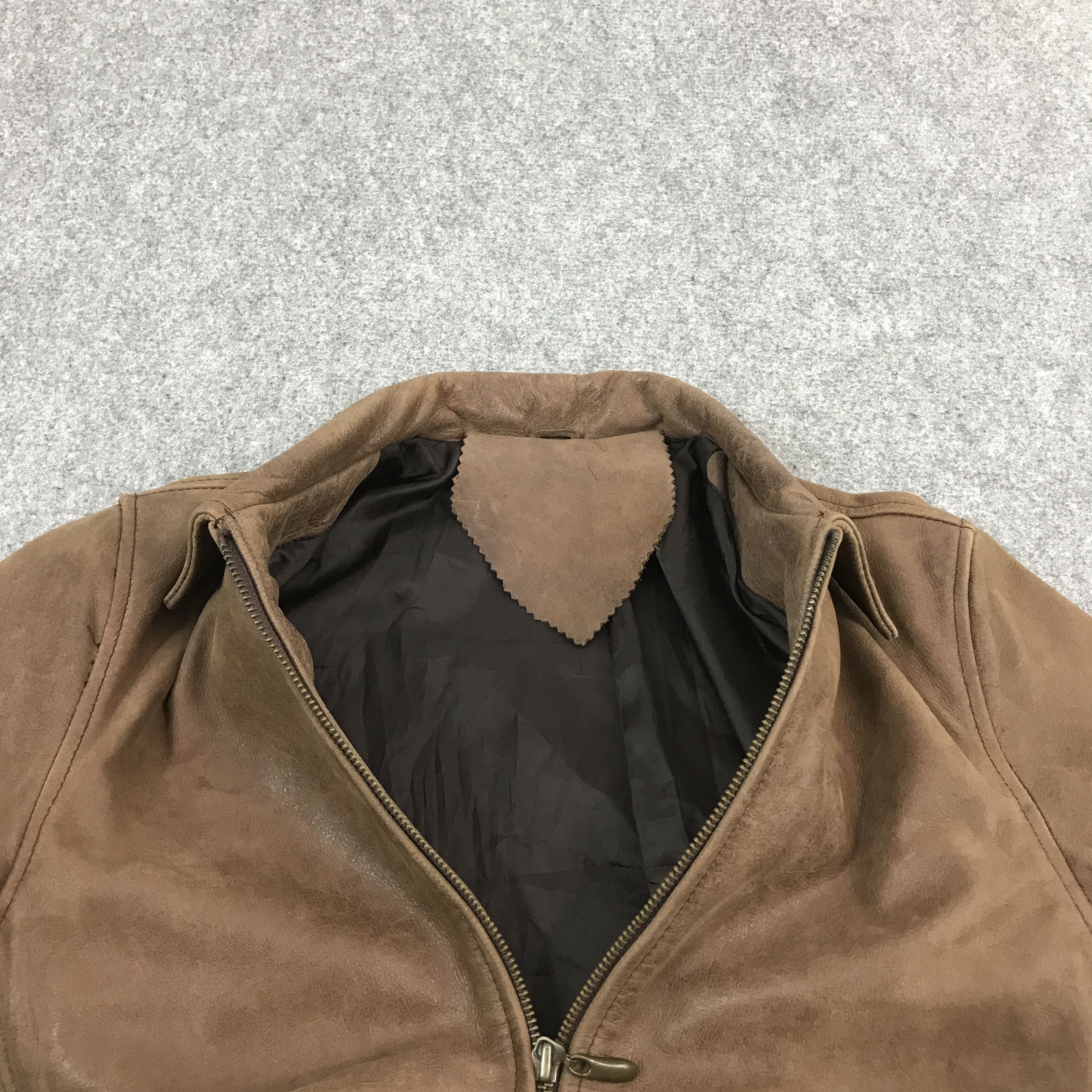 Japanese Brand × Vintage 2000s japanese brand design leather style jacket Size US S / EU 44-46 / 1 - 5 Thumbnail