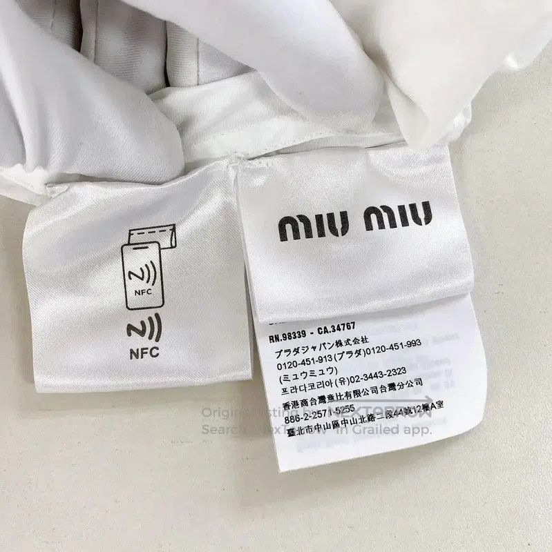 Miu Miu Miu Miu Summer White Short Sleeve Blouse . Size M / US 6-8 / IT 42-44 - 6 Thumbnail