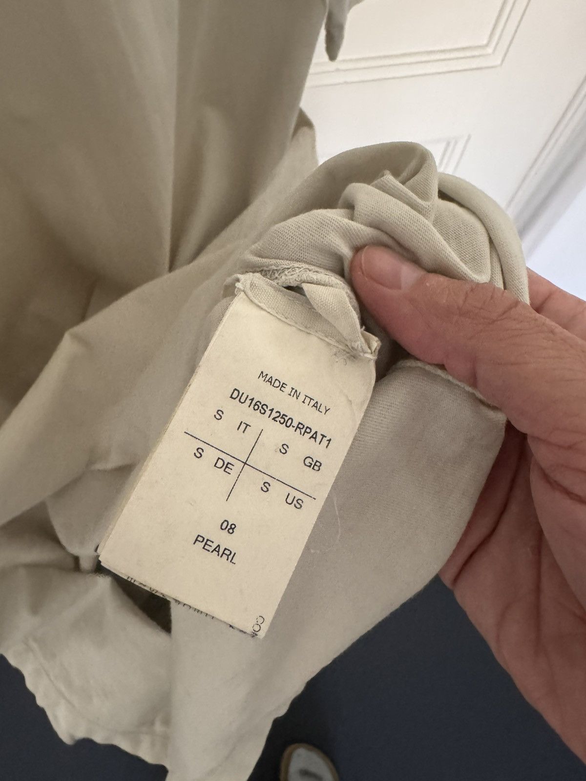 Rick Owens Drkshdw Rick Owens Darkshadow Vintage Pearl 08 Size US S / EU 44-46 / 1 - 5 Thumbnail