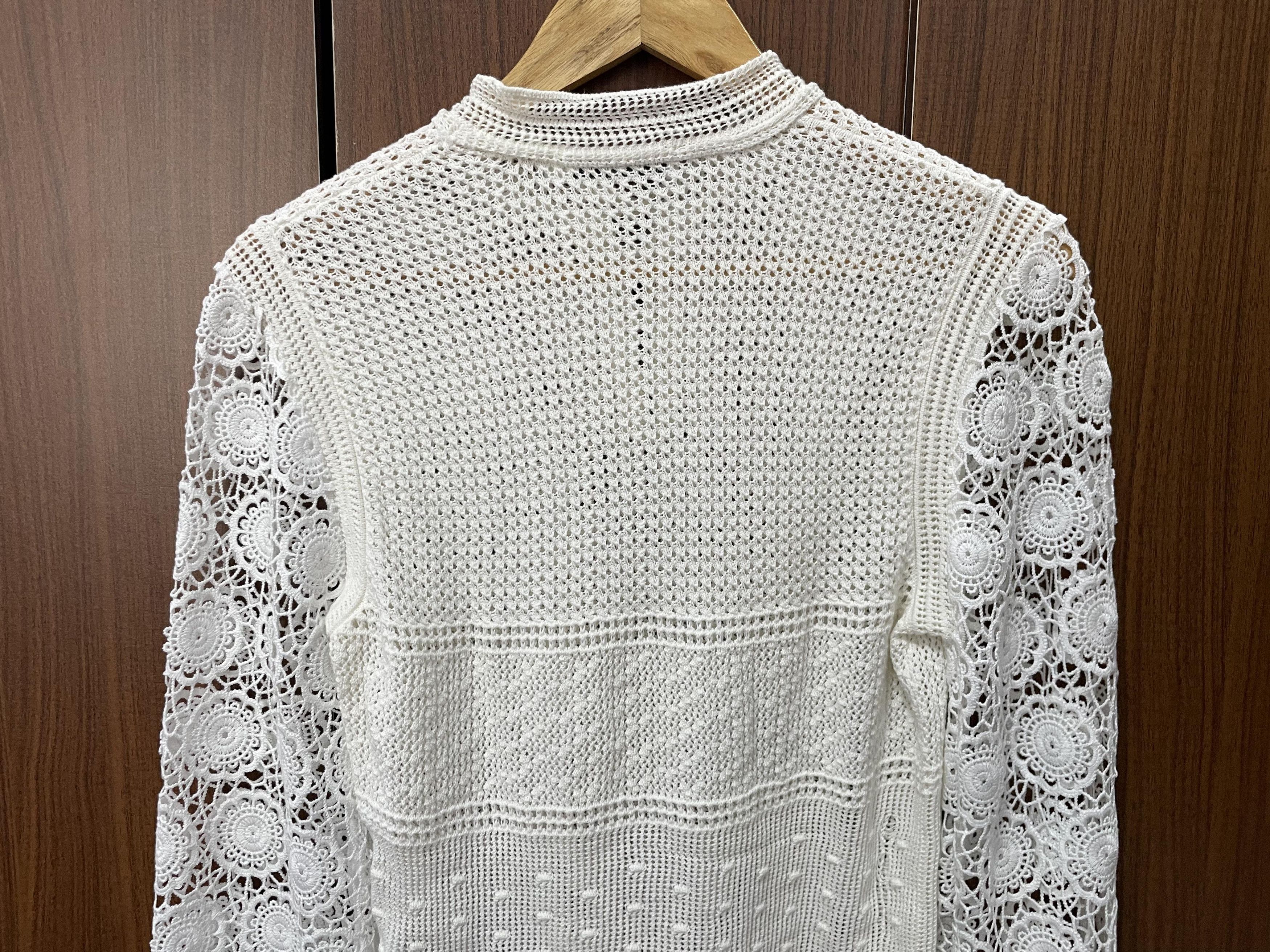 Dior Christian Dior - Knit Sweater - Crochet Size S / US 4 / IT 40 - 11 Thumbnail