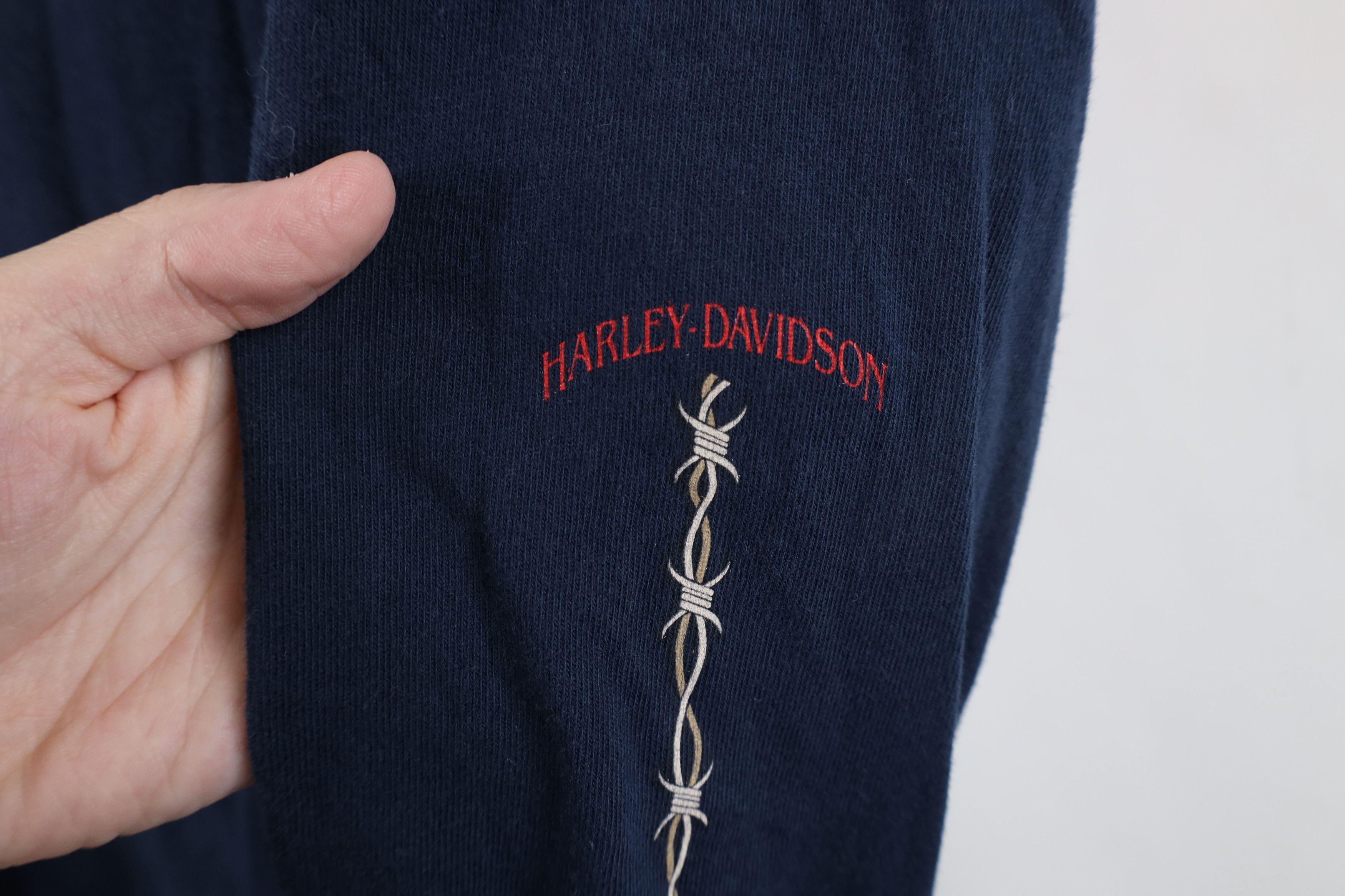 Harley Davidson × Vintage Vintage Y2K 2003 Harley Davidson Long Sleeve T-Shirt USA Size XL / US 12-14 / IT 48-50 - 5 Thumbnail