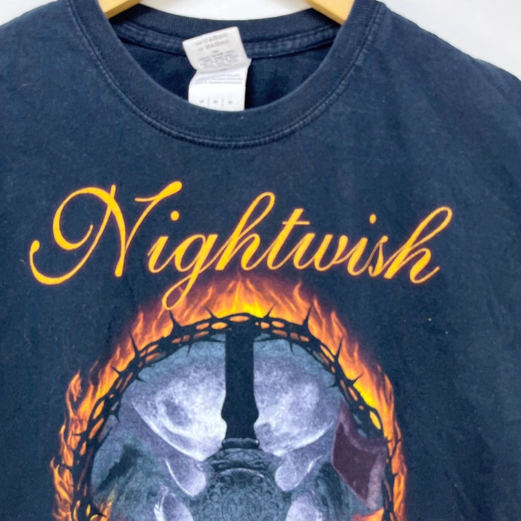 Vintage VINTAGE Nightwish T-Shirt Men M Black - Nightwish Band T-Shirt Medium Men Vintage Nightwish Shirt M Black Size US M / EU 48-50 / 2 - 3 Thumbnail