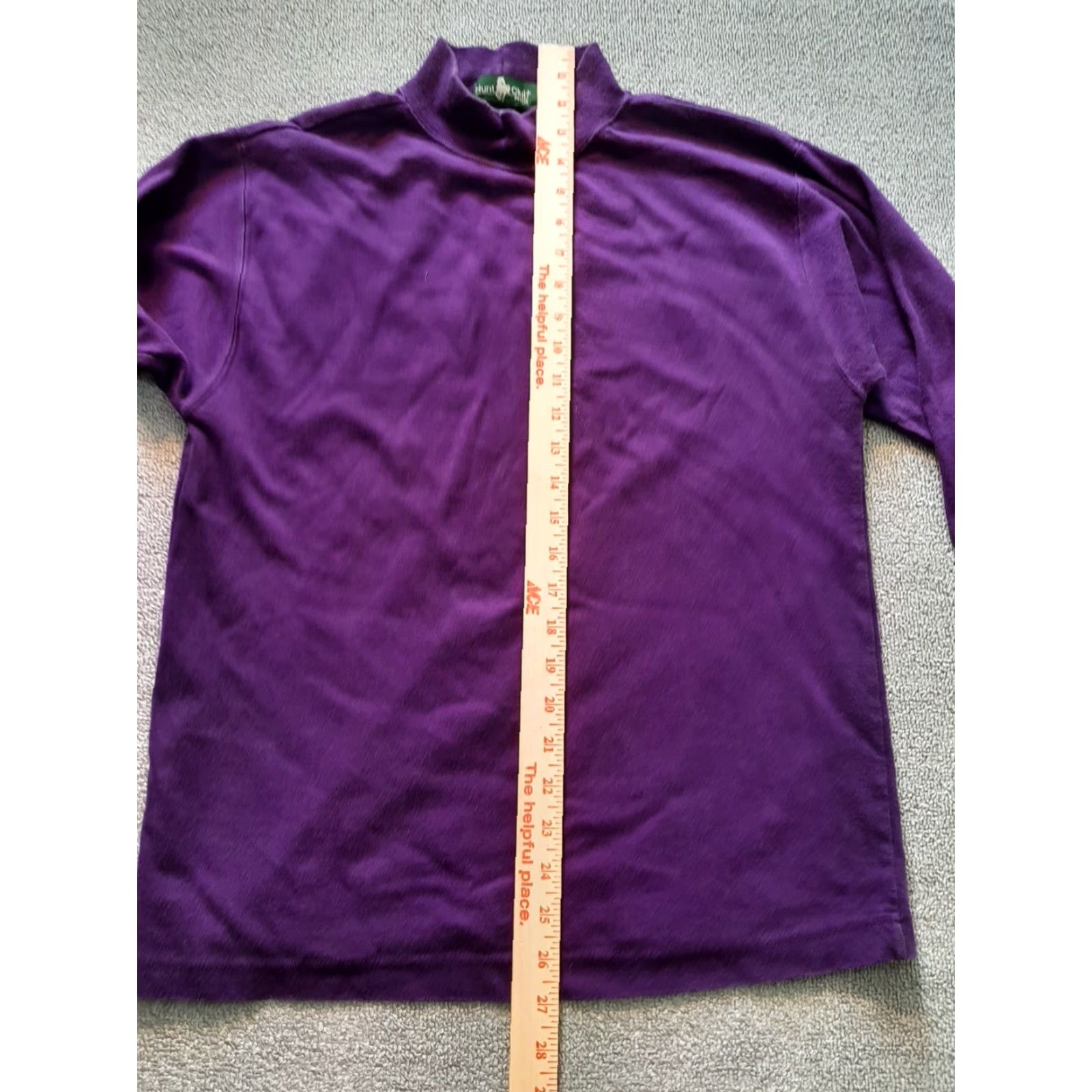 Vintage Hunt Club Women's Petite Medium M P Purple Cotton Size M / US 6-8 / IT 42-44 - 3 Thumbnail