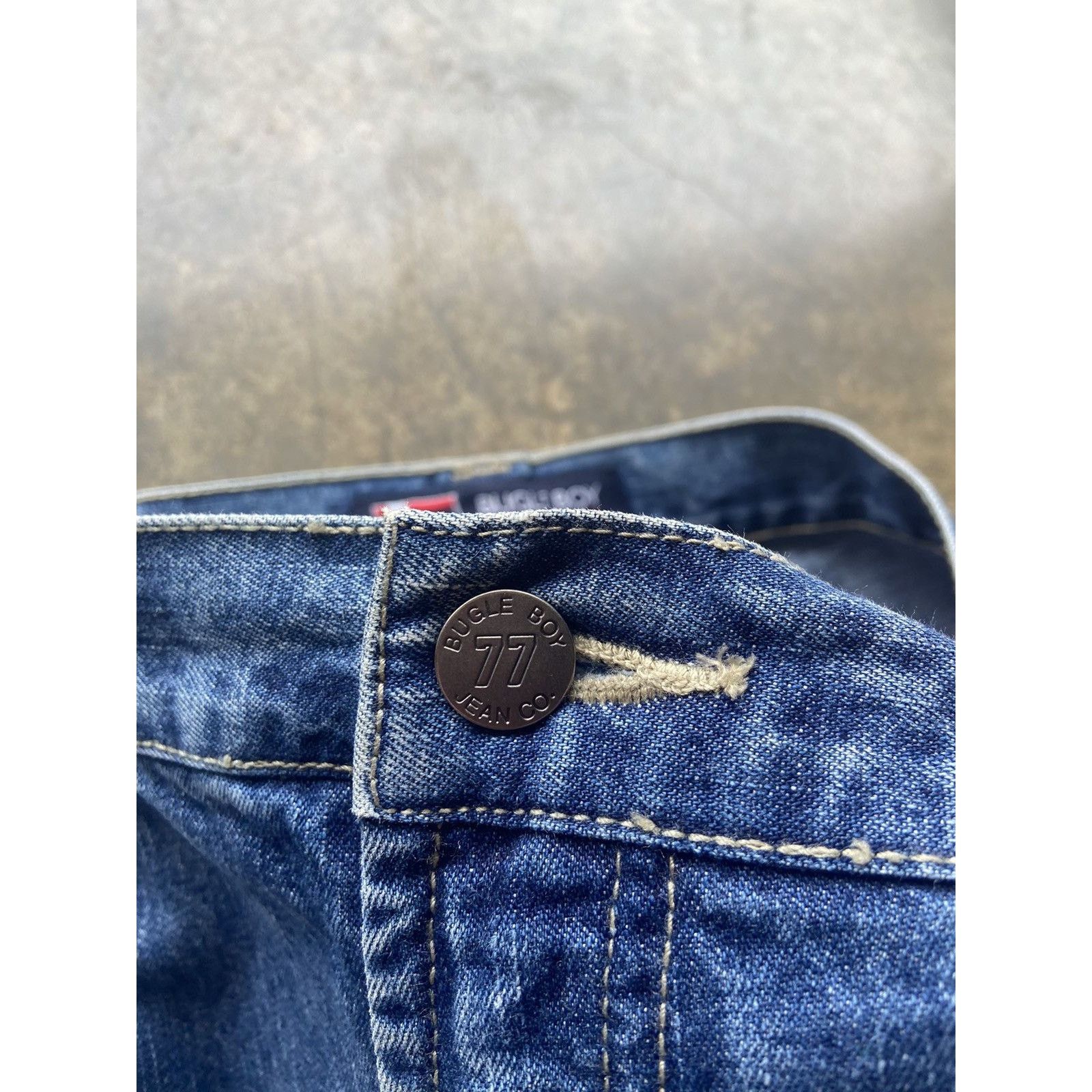 Bugle Boy × Vintage Crazy Vintage Baggy 90’s Wide Leg Bugle Boy Skater Jeans USA Size US 38 / EU 54 - 4 Thumbnail