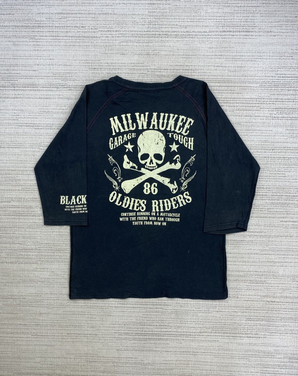 Vintage Vintage Thruxton Oldies Riders Back Hit Printed Shirt Size US M / EU 48-50 / 2 - 1 Thumbnail