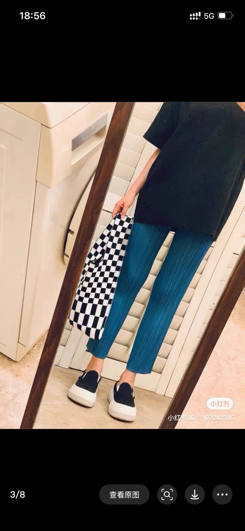 Issey Miyake issey miyake size:2 Blue capri pants 2506-Nextarrow Size 42" / US 20 - 4 Thumbnail
