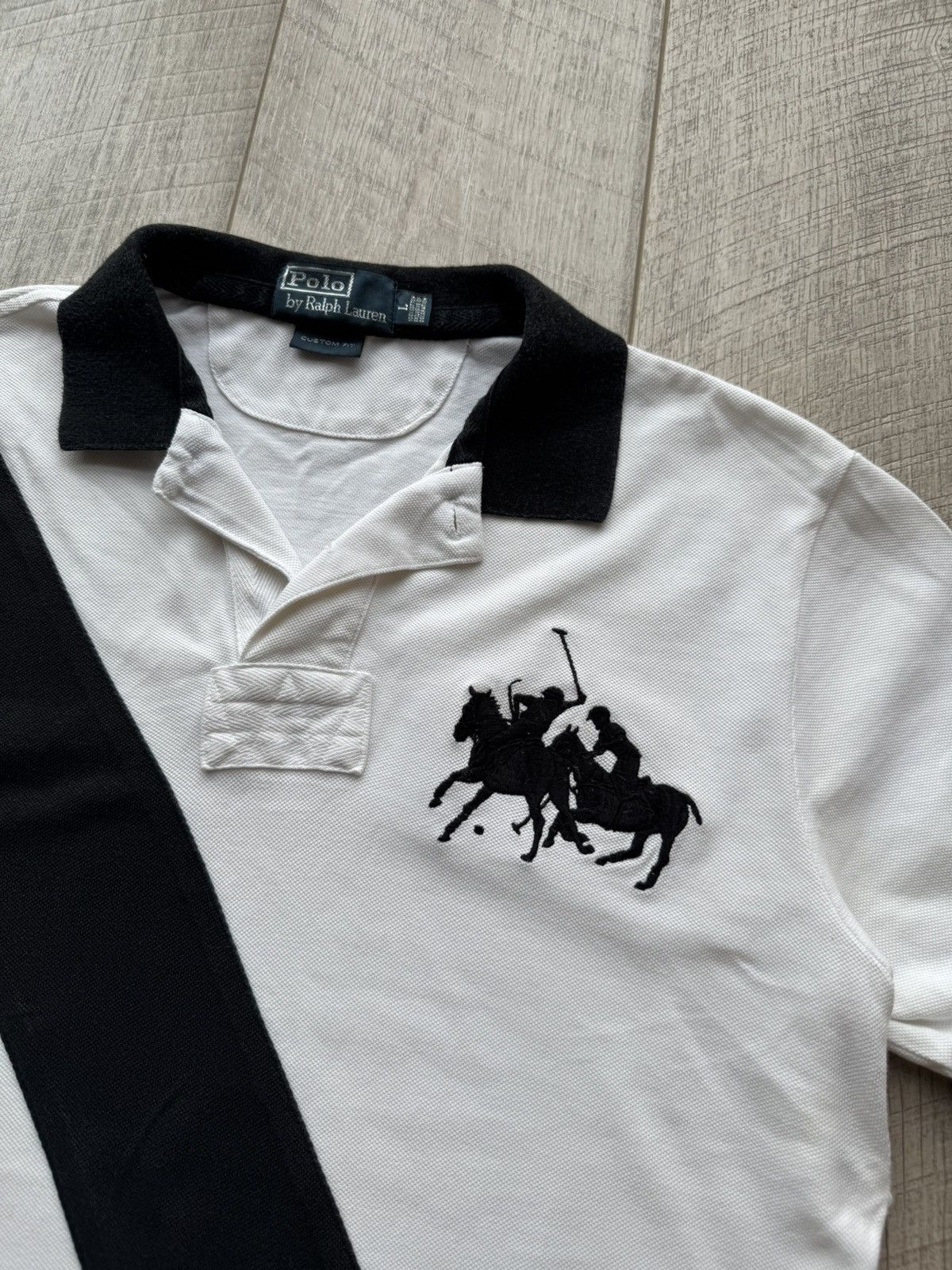 Polo Ralph Lauren Polo Ralph Lauren Riders Club #9 vintage polo big pony Size US L / EU 52-54 / 3 - 3 Thumbnail