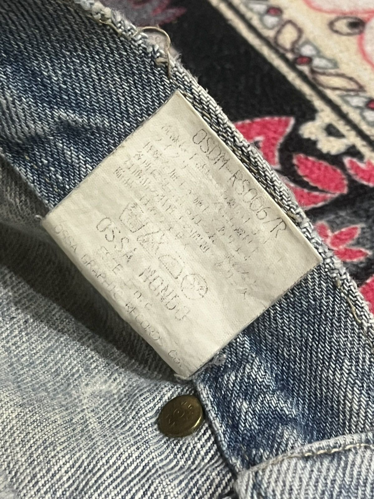 BUFFALO BOBS × GOSTAR DE FUGA × Japanese Brand ⚡️Streetwear⚡️Vintage Japanese Brand Ossa Denim Ash Blue Jeans Size US 32 / EU 48 - 19 Thumbnail