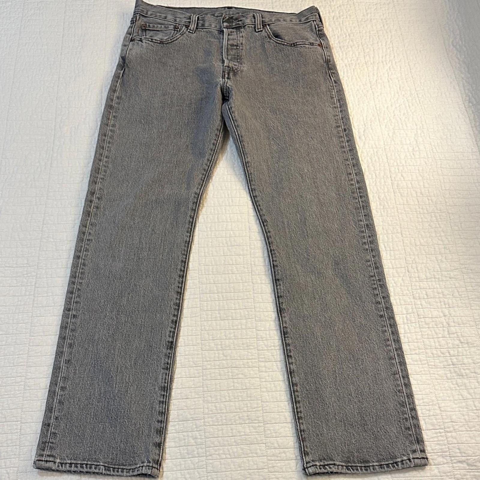 Levi's Levi's 501 sz 30 y2k Gray Acid Wash Women's High Rise Size 30" / US 8 / IT 44 - 3 Thumbnail