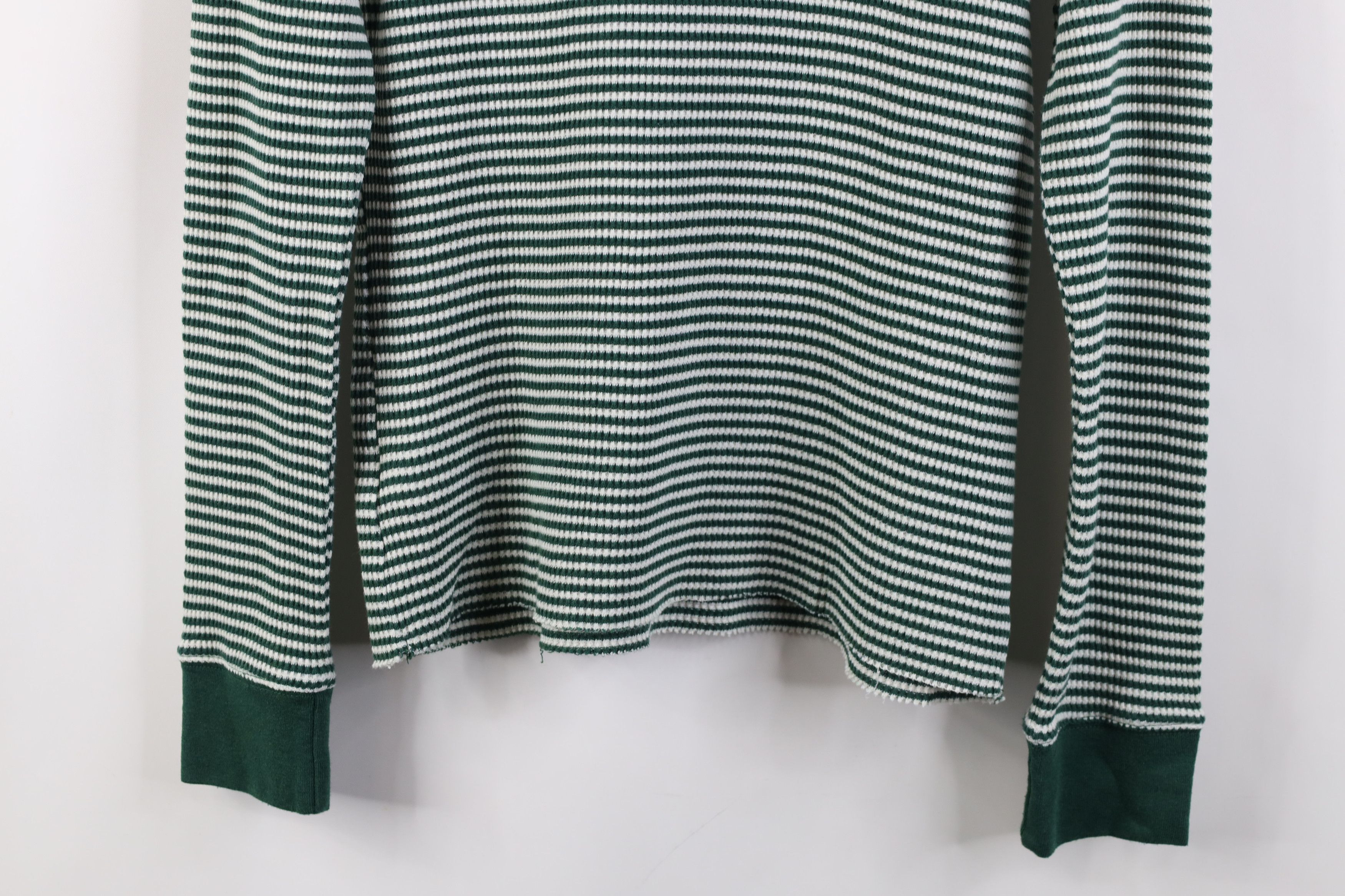 American Eagle Outfitters Vintage Y2K American Eagle Striped Thermal Knit T-Shirt Size M / US 6-8 / IT 42-44 - 11 Thumbnail