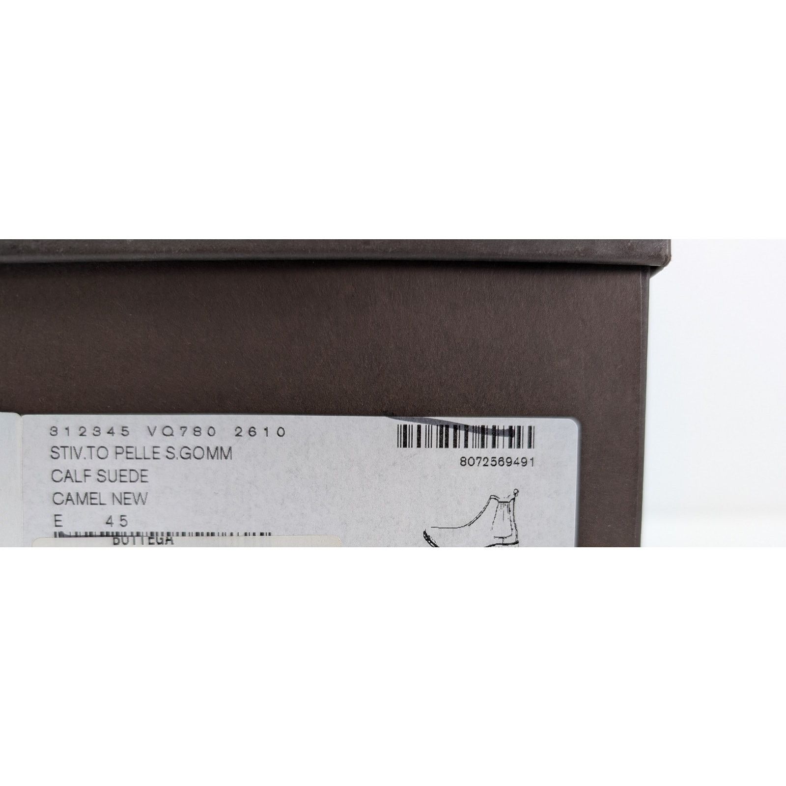 Bottega Veneta o1rshd1 Q:2 / Calf Suede Chelsea Boots in Camel Size US 12 / EU 45 - 14 Thumbnail