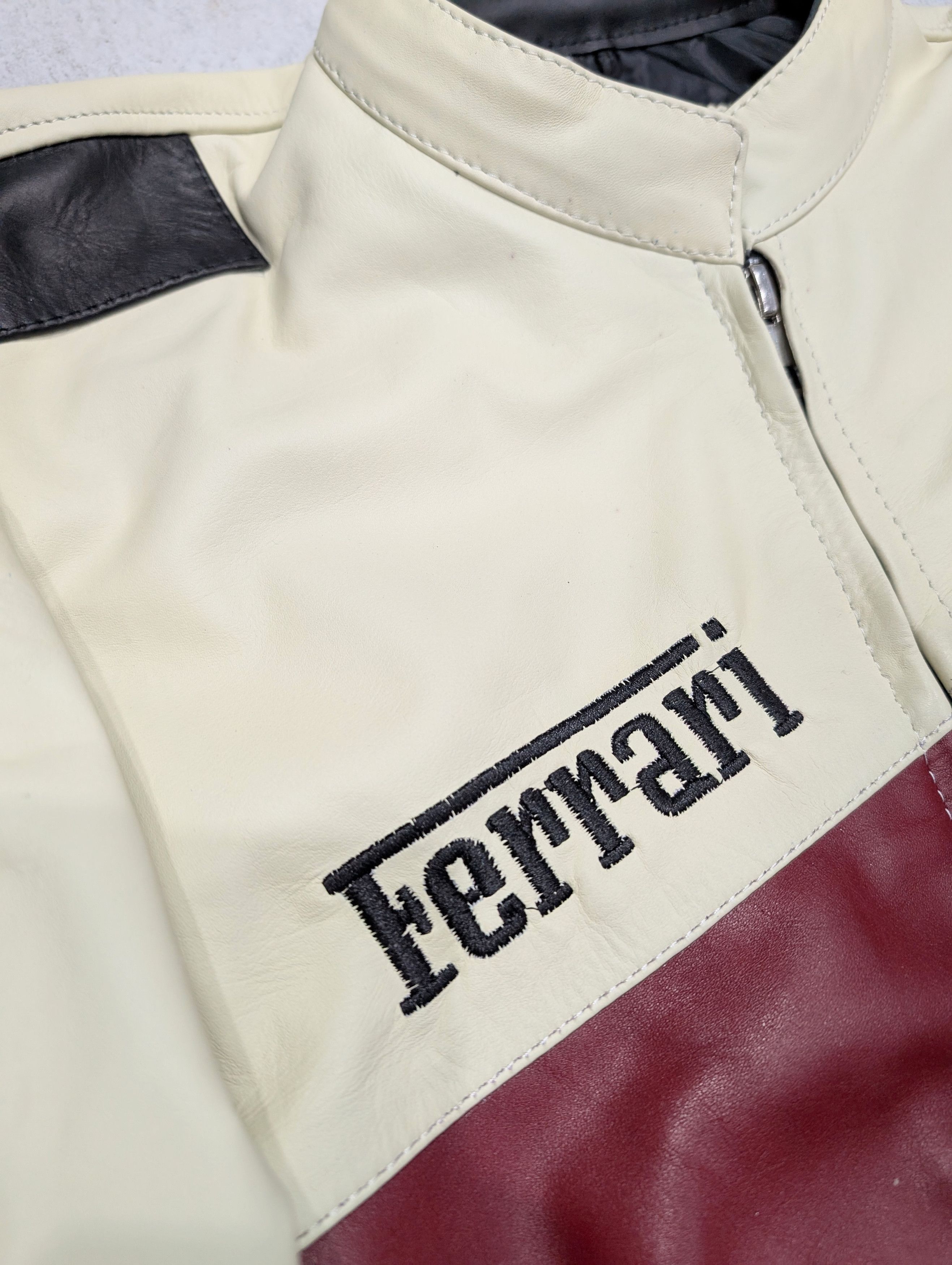 Ferrari 🔥 FERRARI 💥 LEATHER JACKET FORMULA 1 STREETWEAR Size US M / EU 48-50 / 2 - 5 Thumbnail