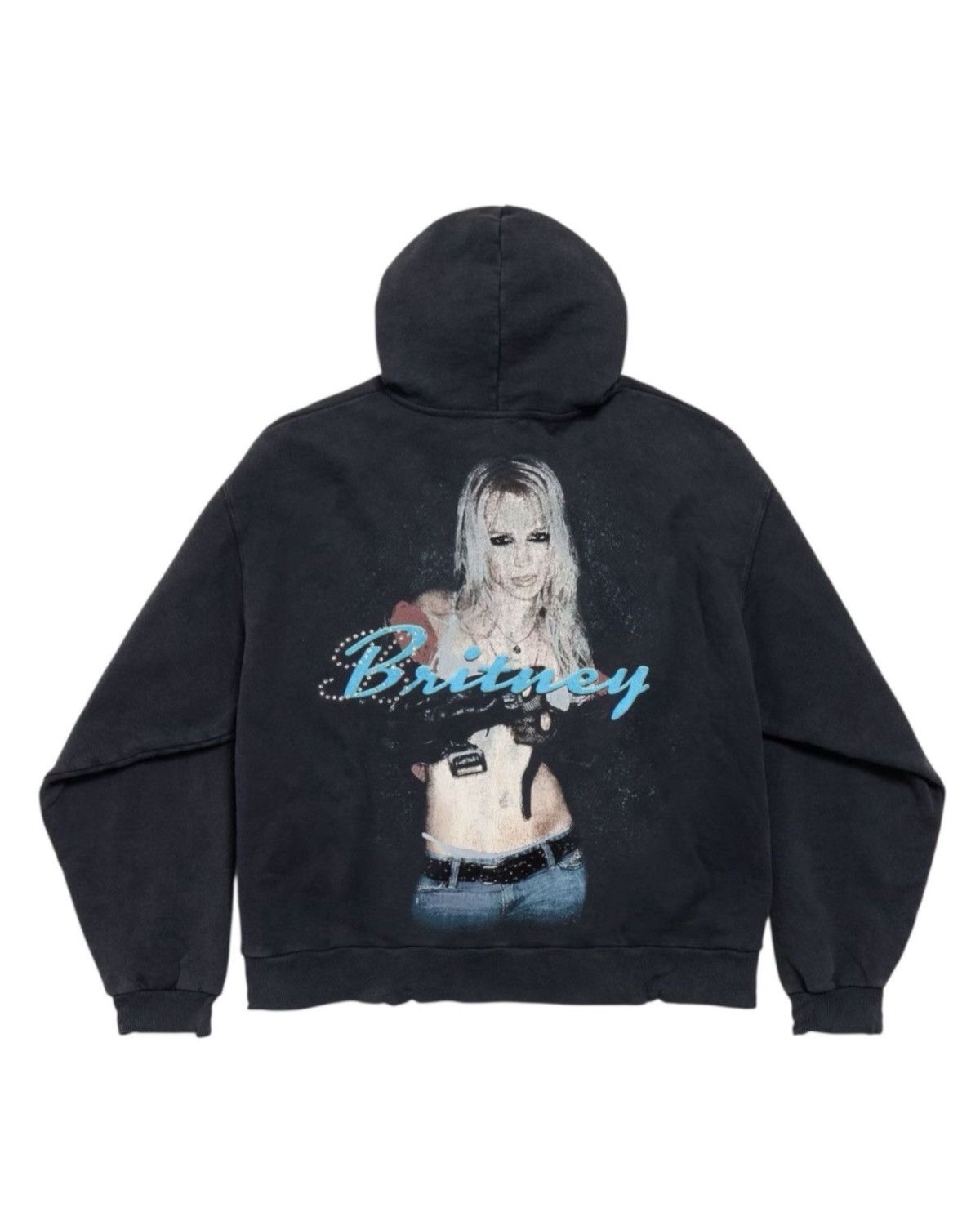 Balenciaga Balenciaga SS25 “Britney Spears” Zip-Up Hoodie | Grailed