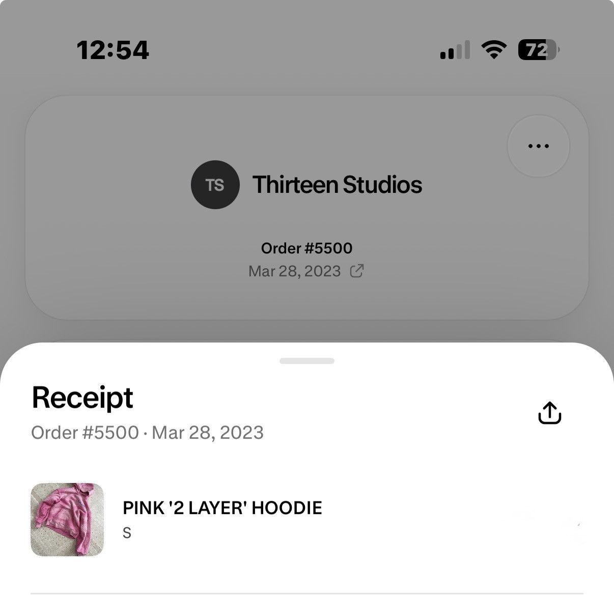 Thirteen Studios Thirteen Studios Pink Double Layer Hoodie Size US S / EU 44-46 / 1 - 5 Thumbnail