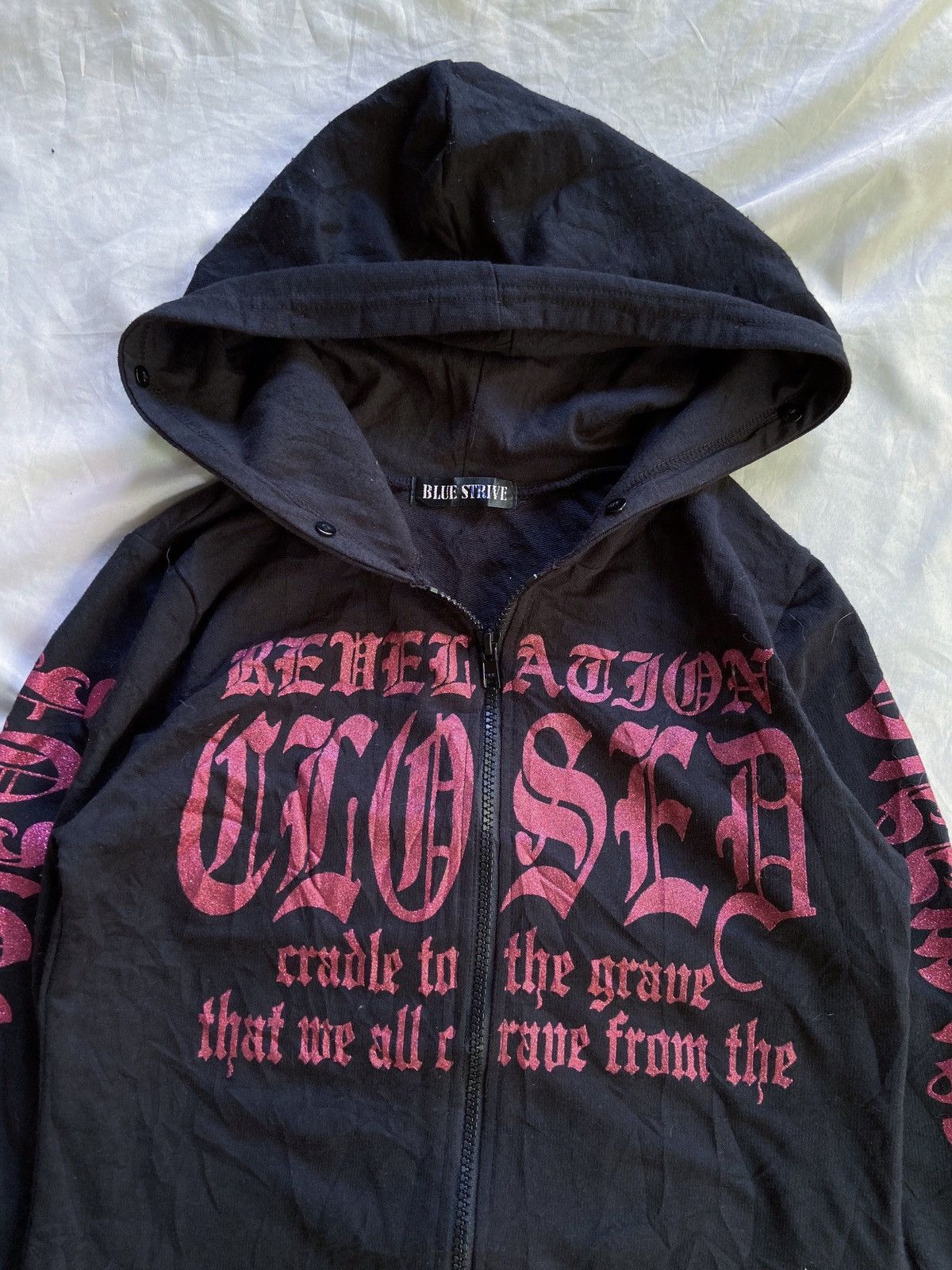 Beauty Beast 🌸BLUE STRIVE REBEL ACTION FUR ZIP HOODIE Size US S / EU 44-46 / 1 - 5 Thumbnail