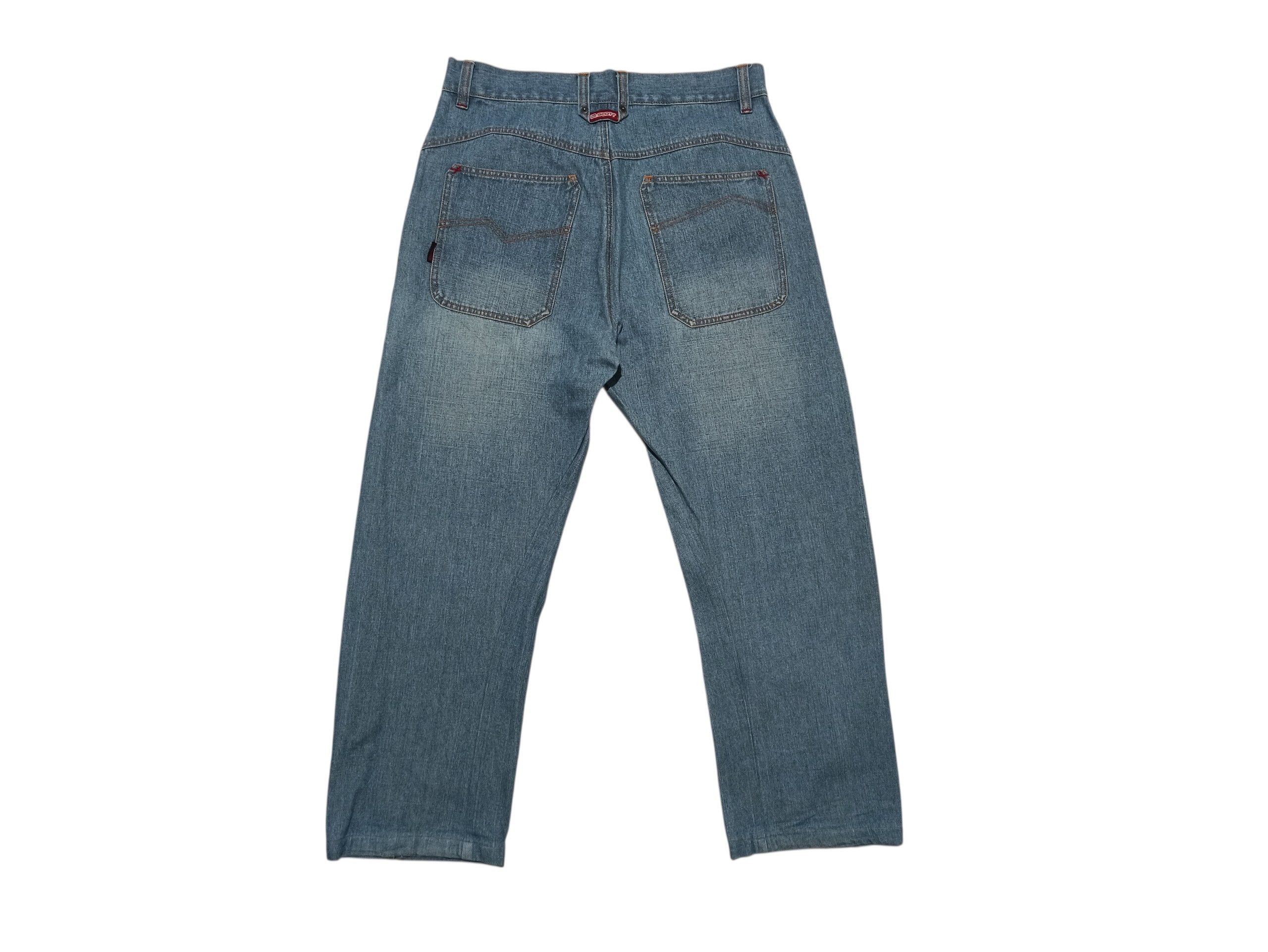 Other Scott 90s Vintage Baggy Light Wash Denim Jeans Y2K W34 Size US 34 / EU 50 - 7 Thumbnail