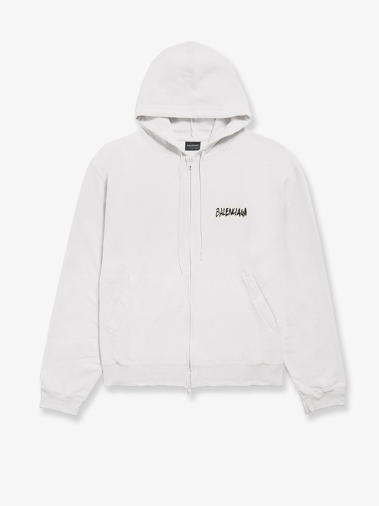 Over Zip-Up Hoodie Cotton Sweatshirt