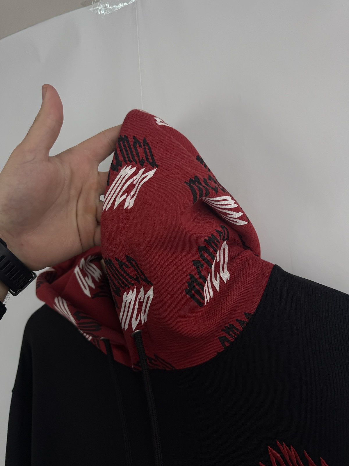 Alexander McQueen 🇮🇹 Y2K Alexander McQueen MCQ Black Hoodie Rare Retro Size US XL / EU 56 / 4 - 12 Thumbnail