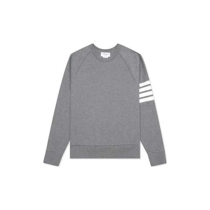 Thom Browne Thom Browne Classic Gray Long Sleeve Sweatshirt Size US S / EU 44-46 / 1 - 1 Thumbnail