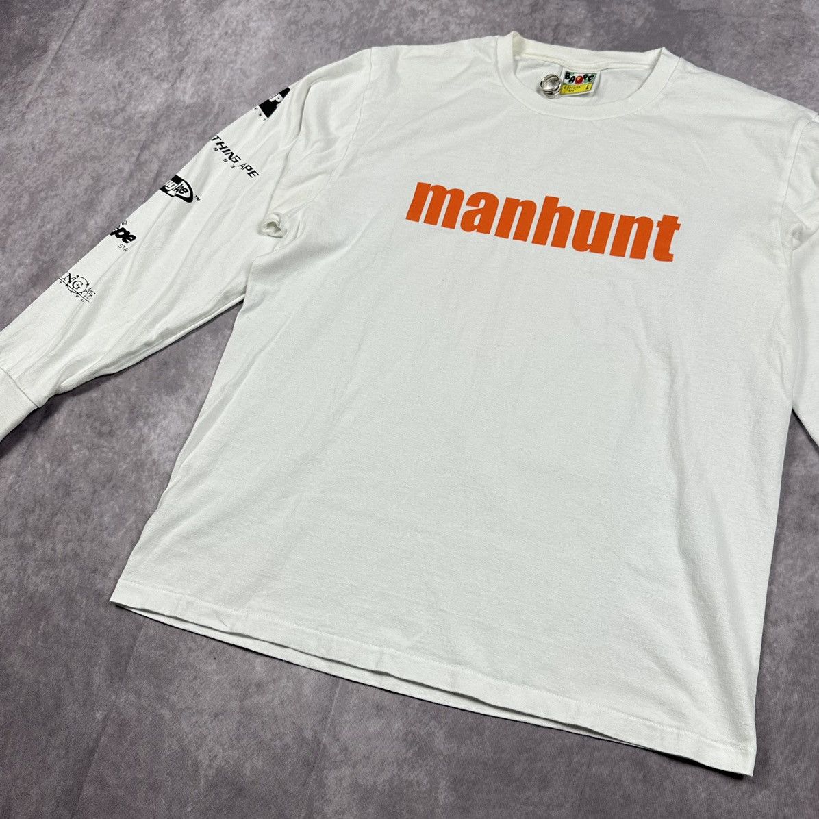Bape Bape Manhunt Long Sleeve Size US L / EU 52-54 / 3 - 2 Thumbnail