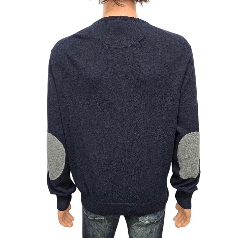 Other LINCS DC & Co. Sweater M Elbow Patch Argyle Cashmere Cotton Size US M / EU 48-50 / 2 - 3 Thumbnail