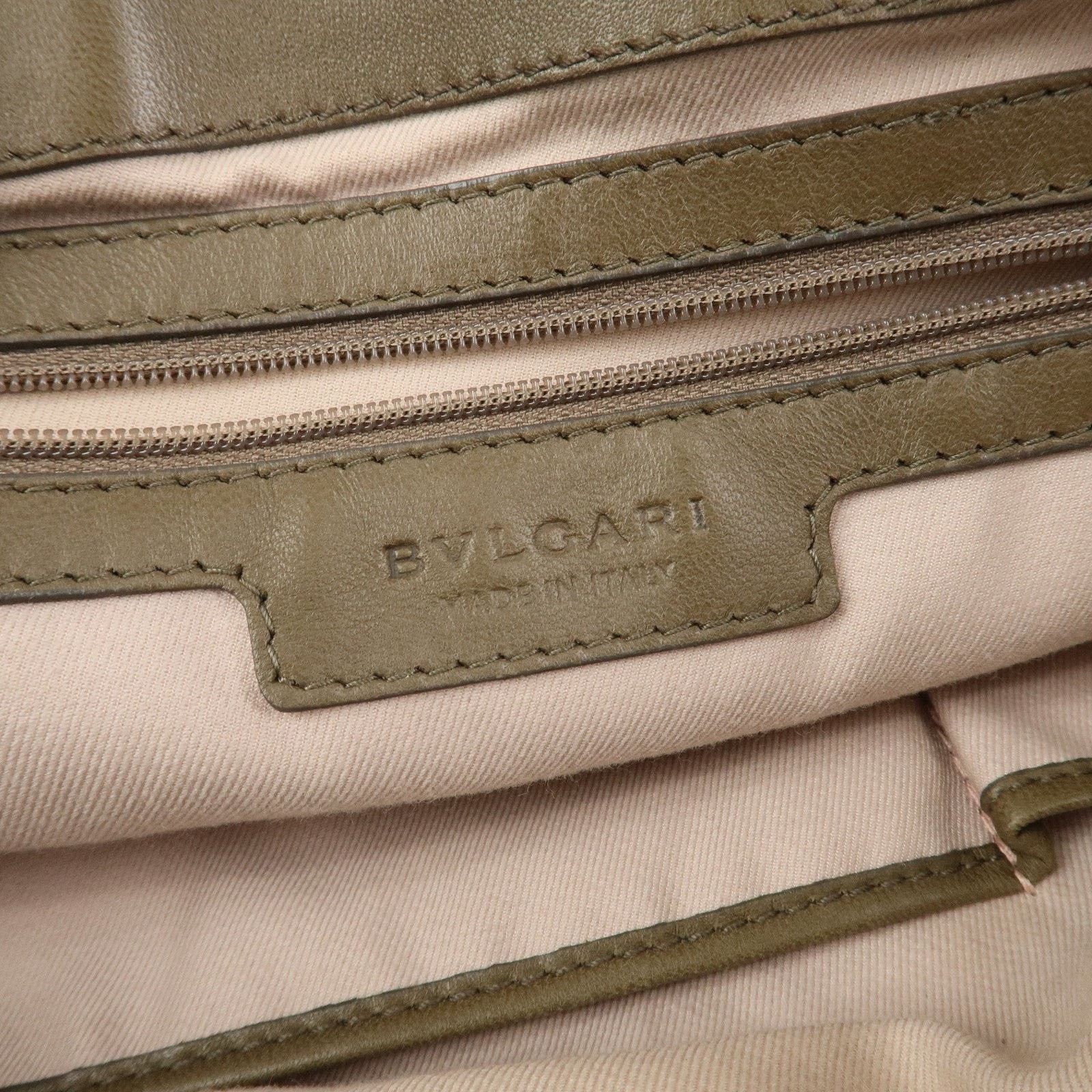 Bvlgari Bvlgari Collezione Suede Tote Tan Size ONE SIZE - 8 Thumbnail