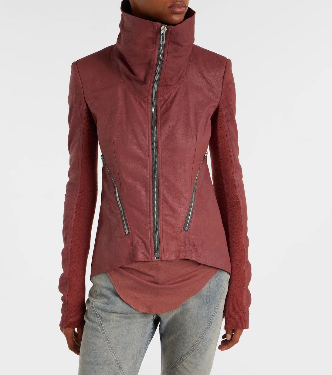 Rick Owens Women’s Rick Owens Leather Jacket Size XS / US 0-2 / IT 36-38 - 1 Thumbnail